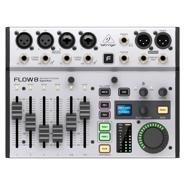 Behringer Flow 8 Bluetooth Dijital Mikser - Görsel 9
