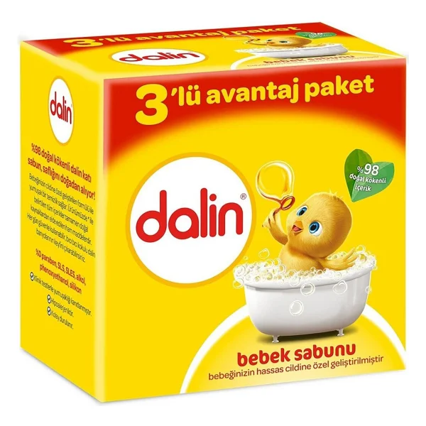 Dalin Klasik Bebek Sabunu 3x100 Gr - Görsel 4