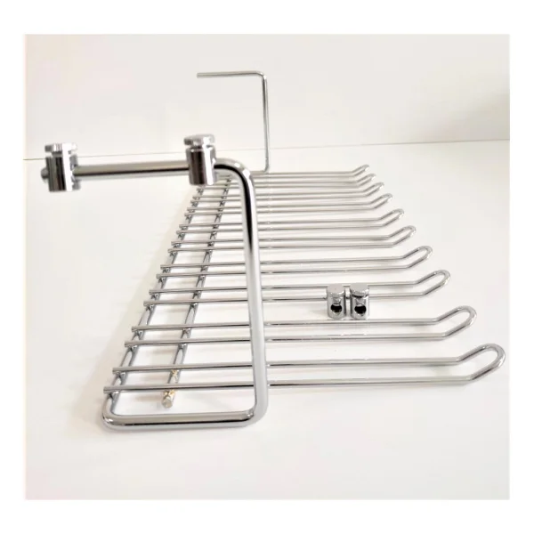 Almital Mobilya Aksesuarları Furniture Accessories Tavana Bağlantılı 5 Bölmeli Siyah Kadeh Askısı - Görsel 3