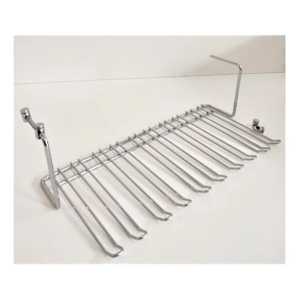 Almital Mobilya Aksesuarları Furniture Accessories Tavana Bağlantılı 5 Bölmeli Siyah Kadeh Askısı - Görsel 5
