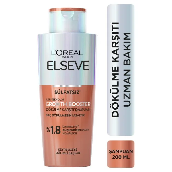 Elseve Growth Booster Dökülme Karşıtı Rutin: Şampuan & Saç Bakım Kremi & Saç Derisi Serumu - Görsel 2