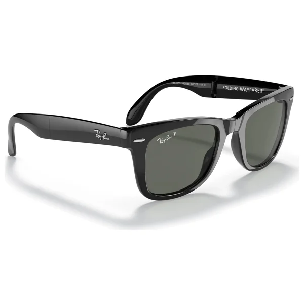Ray-Ban Wayfarer Folding 4105 601/58 Black-Green Polarize Güneş Gözlüğü - Görsel 4