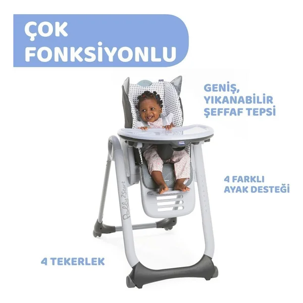 Chicco Polly 2 Start Mama Sandalyesi - Görsel 7