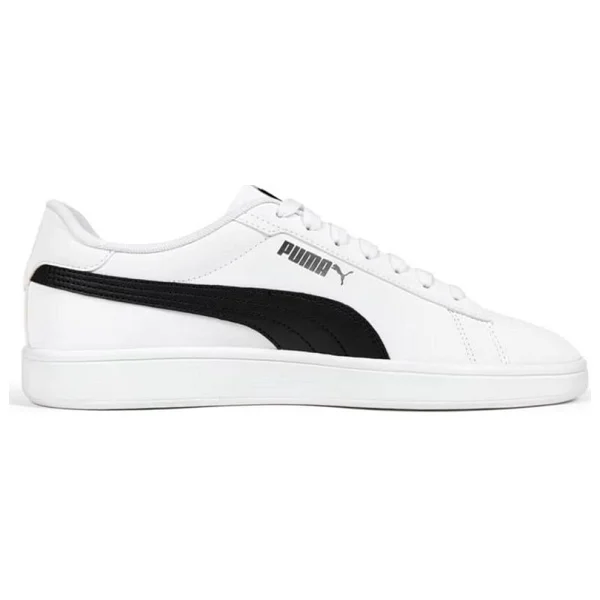 Puma Smash 3.0 Buck 392336-08 Beyaz-Siyah Spor Ayakkabı - Görsel 6