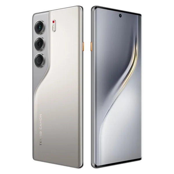 Tecno Camon 40 Pro 256 GB 8 GB Titanyum - Görsel 4