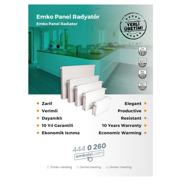 Emko - Panel Radyatör 600x800 Mm - Görsel 8