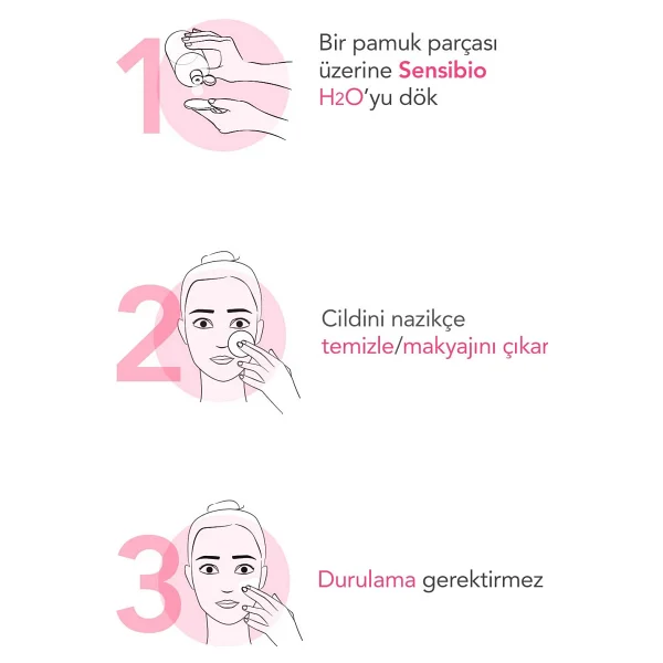Bioderma Sensibio H2o 850 Ml Yüz Ve Makyaj Temizleme Suyu - Görsel 6
