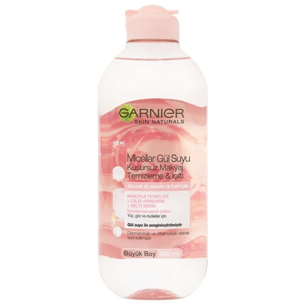 Garnier Micellar Gül Suyu Kusursuz 400 Ml Makyaj Temizleme Suyu - Görsel 10