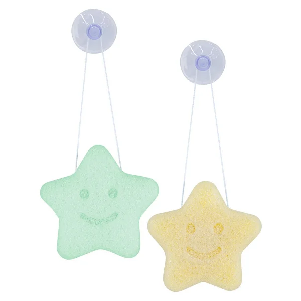 Baby Plus Yıldız Şekilli Konjac 2'li Banyo Süngeri - Görsel 10