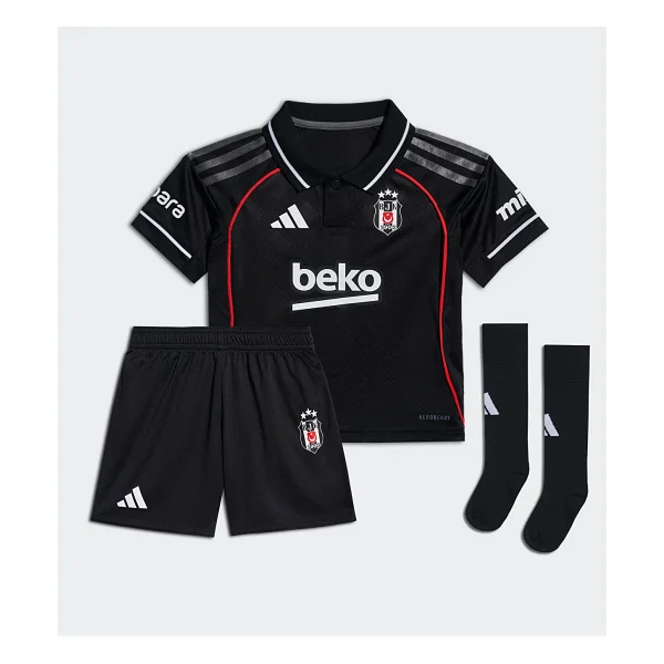 Adidas Beşiktaş Mini Set 25-26 Unisex Futbol Forması, 98, 6ks4kd010001, Çubuklu, Üniseks Bebek - Görsel 6