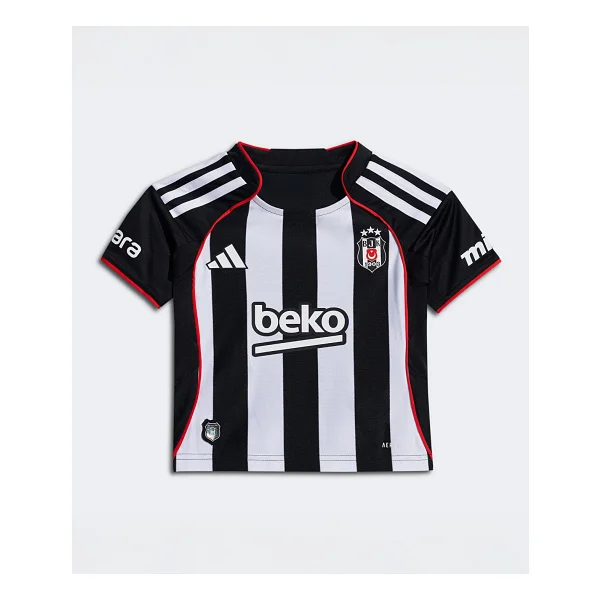 Adidas Beşiktaş Mini Set 25-26 Unisex Futbol Forması, 98, 6ks4kd010001, Çubuklu, Üniseks Bebek - Görsel 2
