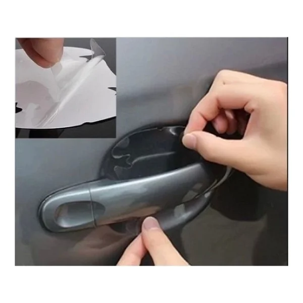 Araba Kapı Kolu Koruyucu Film (4lü Set) - Görsel 2