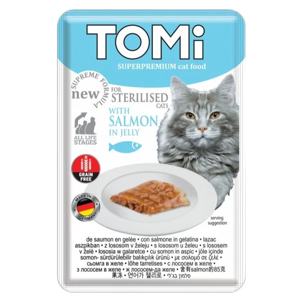 Tomi Tahılsız Somonlu 85 Gr 6'lı Paket Yavru Kedi Konservesi - Görsel 3