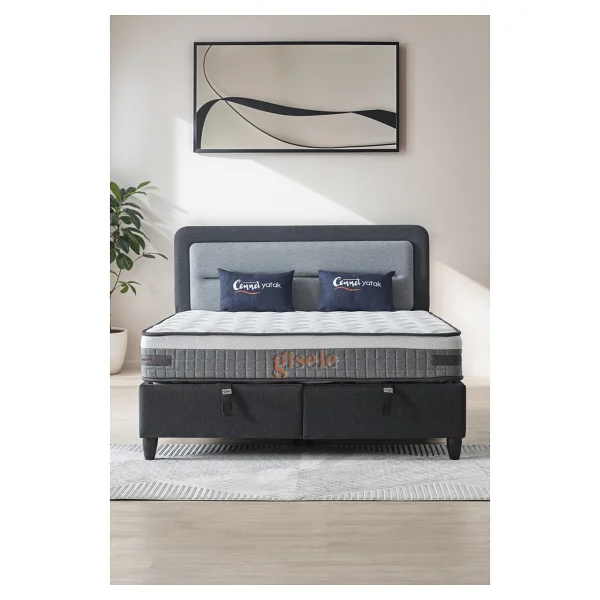 Tutku Yatak Immune Defence Baza 150x200 - 150 X 200 Cm - Kahverengi - Görsel 4