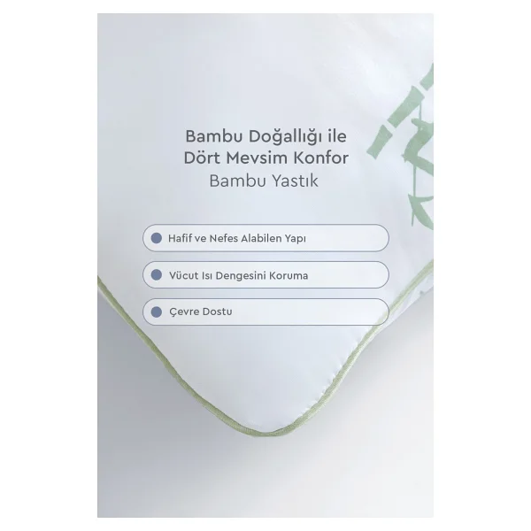 Yataş 2'li 50x70 Cm Bambu Yastık - Görsel 10