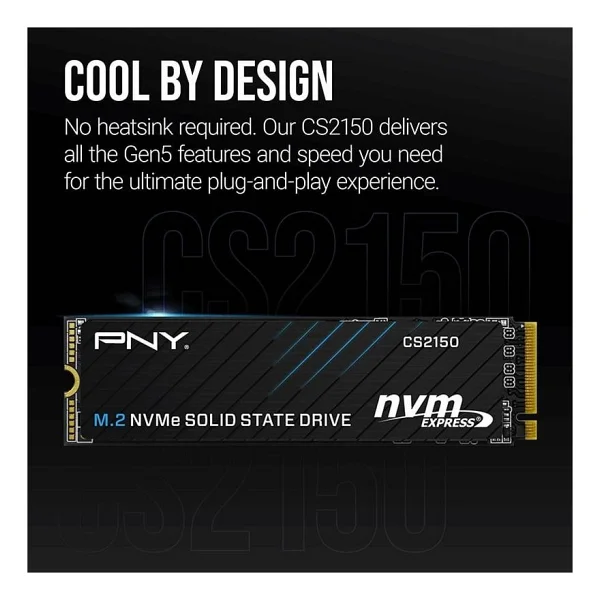 Pny CS2150 M280CS2150-1TB-TB PCI-Express 5.0 1 TB M.2 SSD - Görsel 3