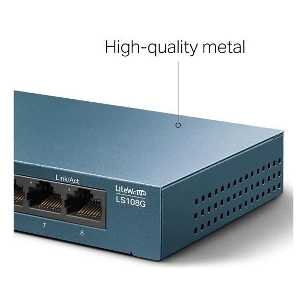 Tp-Link Ls108g 8 Port 10/100/1000 Mbps Gigabit Switch - Görsel 5