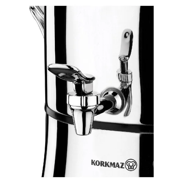 Korkmaz A334 Nosta Mega 2000 W Çelik Demlikli Semaver - Görsel 3