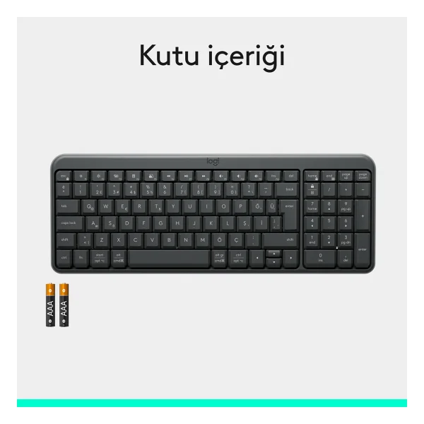 Logitech K250 920-013460 Q Kablosuz Klavye - Görsel 6