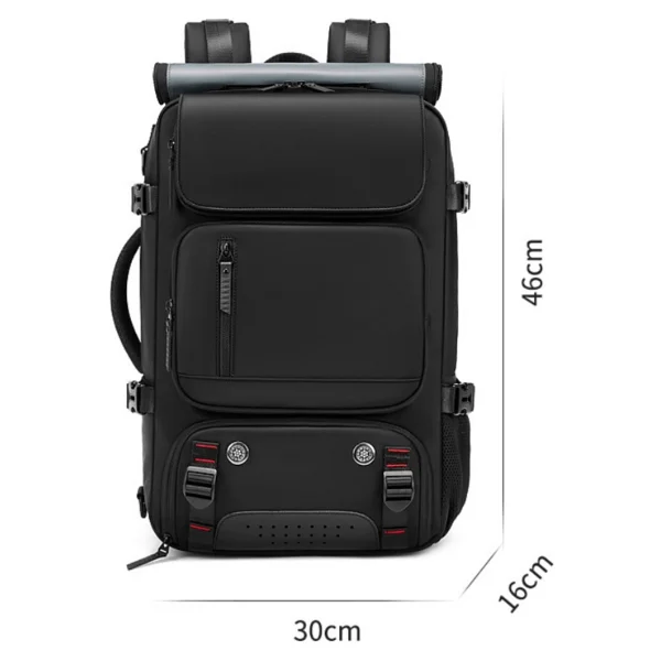 Ayakkabı Bölmeli Su Geçirmez Spor & Seyahat Sırt Çantası - 30l - 16" Laptop Bölmeli - Görsel 7