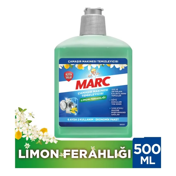 Marc Limon Çamaşır Makinesi Temizleyici 500 Ml - Görsel 10