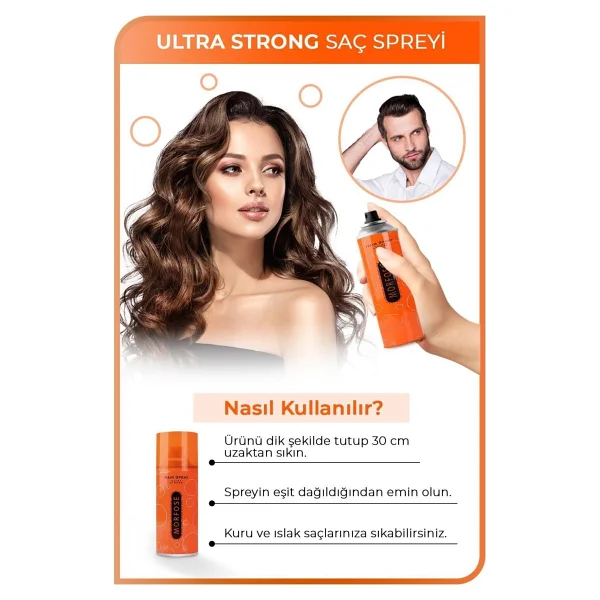 Morfose Ultra Strong 75 Ml Saç Spreyi - Görsel 6