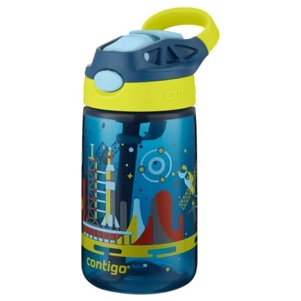 Contigo Gizmo Flip Çocuk Suluk 420 Ml Tritan Malzeme Mavi Bpa'sız Hafif Ve Dayanıklı Tasarım - Görsel 10