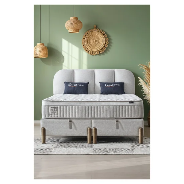 Tutku Yatak Immune Defence Baza 150x200 - 150 X 200 Cm - Kahverengi - Görsel 2