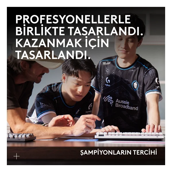 Logitech G Pro X Superlight 2c 910-007539 Beyaz Lightspeed Hero Şarjlı Optik Kablosuz Oyuncu Mouse - Görsel 3