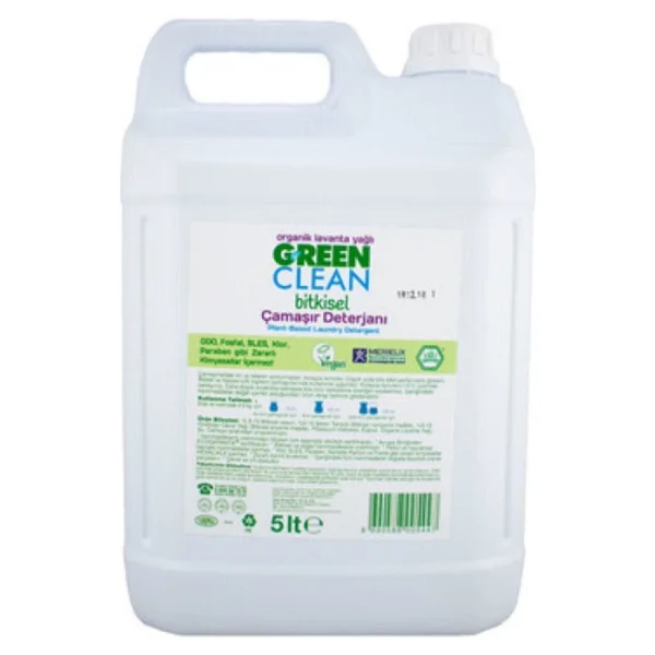 U Green Clean Organik Lavanta Yağlı Bitkisel Sıvı Çamaşır Deterjanı 5 Lt - Görsel 2