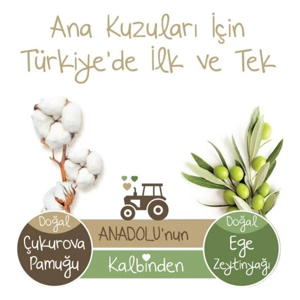 Baby Turco Doğadan 2 Numara Mini 126'lı Bebek Bezi - Görsel 6