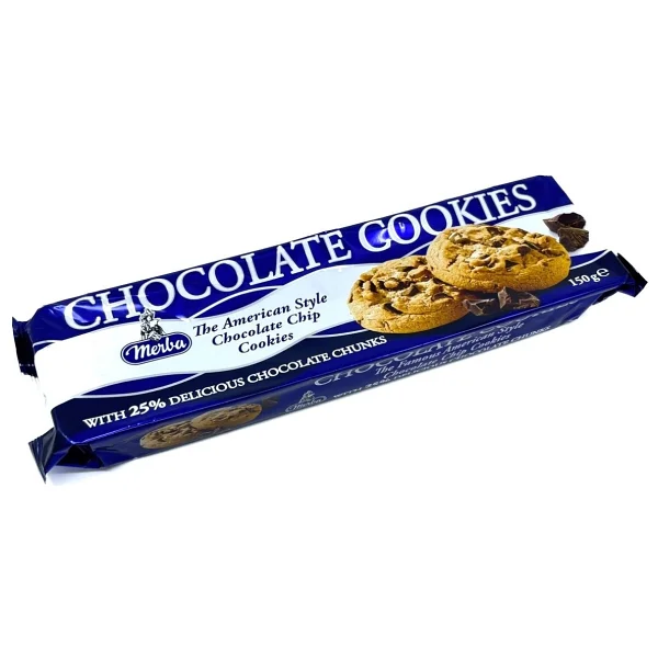 Merba Bitter Çikolata Parçacıklı Kurabiye (Chocalate Cookies) 150 Gram (1 Paket) - Görsel 5