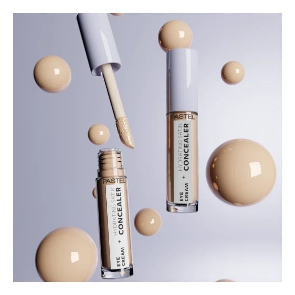 Pastel Eye Cream + Hydrating Satin 66 Deep Medium 4.3 Ml Likit Kapatıcı - Görsel 5