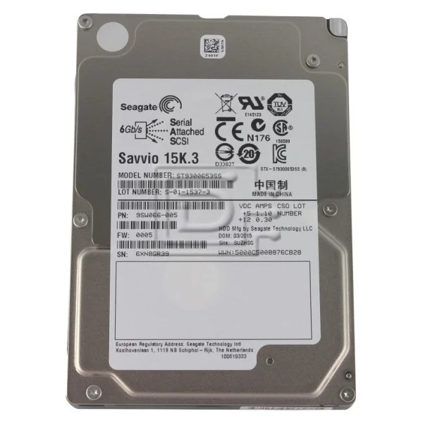Seagate St9300653ss 300-GB 15k 2.5 6g Dp Sas HDD - Görsel 3