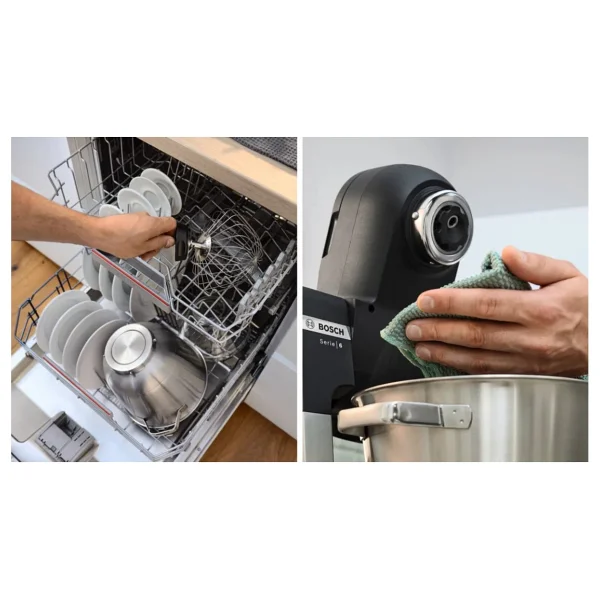 Bosch Serie 6 Kitchen Machine With Scale 1600 W Siyah - Görsel 6