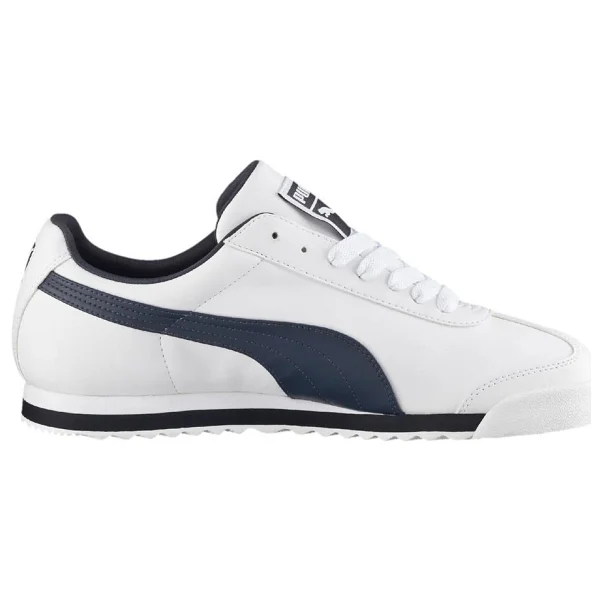Puma Roma Basic 353572-12 Beyaz-Lacivert Erkek Spor Ayakkabı - Görsel 2