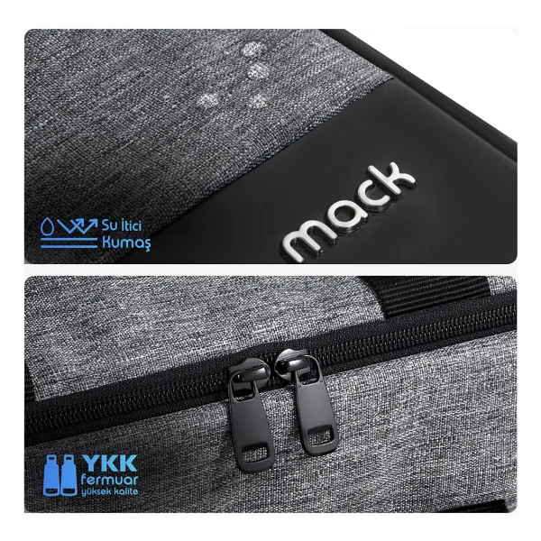 Mack Unicity Eco Mce-1102 Gri 15.6" Laptop Çantası - Görsel 5