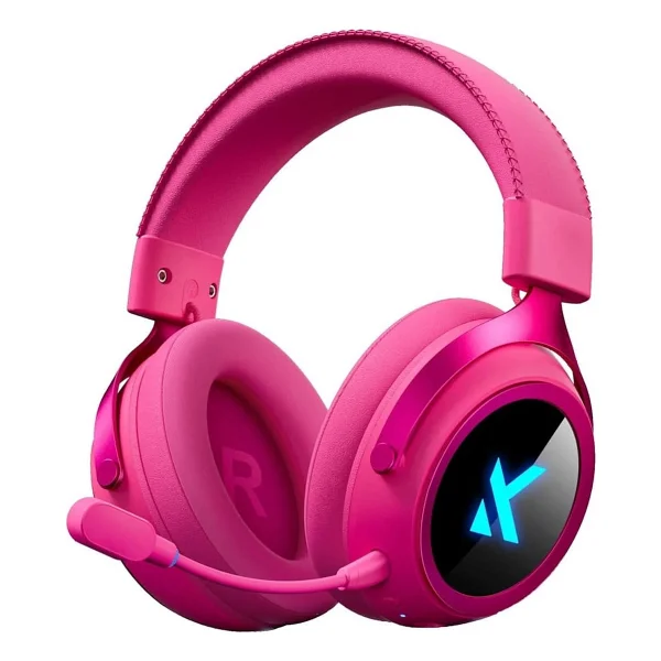 Mchose X9 Mc-X9-1 Beyaz RGB 7.1 Kablolu/Kablosuz Kulak Üstü Oyuncu Kulaklığı - Görsel 2