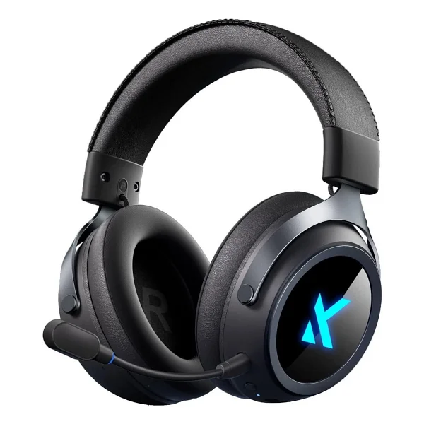 Mchose X9 Mc-X9-1 Beyaz RGB 7.1 Kablolu/Kablosuz Kulak Üstü Oyuncu Kulaklığı - Görsel 3