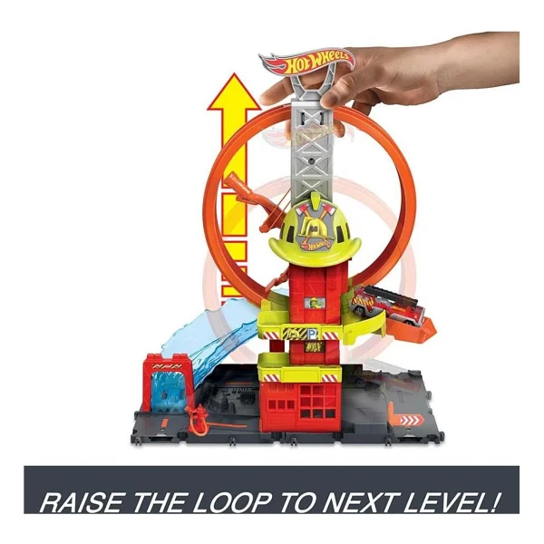 Hot Wheels Çember Pistli İtfaiye İstasyonu Hkx41 - Görsel 6