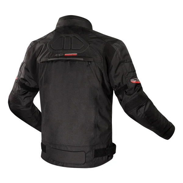 Ls2 Shadow Erkek Siyah-Kırmızı Kışlık Motosiklet Montu - Görsel 2