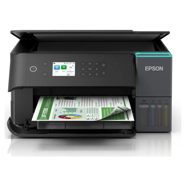 Epson Ecotank L6360 Wi-Fi + Tarayıcı + Fotokopi Renkli Çok Fonksiyonlu Tanklı Mürekkep Püskürtmeli Yazıcı - Görsel 4
