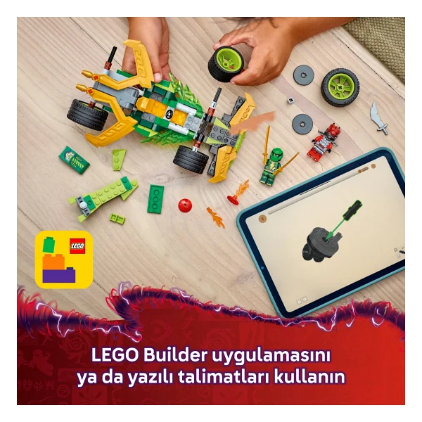 Lego 71828 Ninjago Lloyd'un Çek-Bırak Yarış Arabası - Görsel 9
