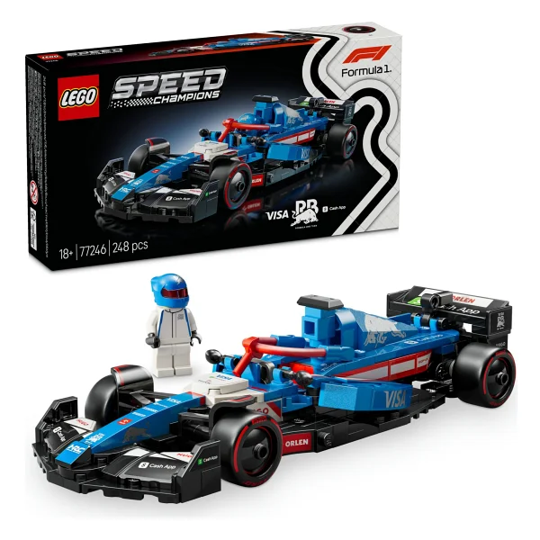Lego 77246 Speed Champions Visa Cash App Rb Vcarb 01 F1 Yarış Arabası - Görsel 2