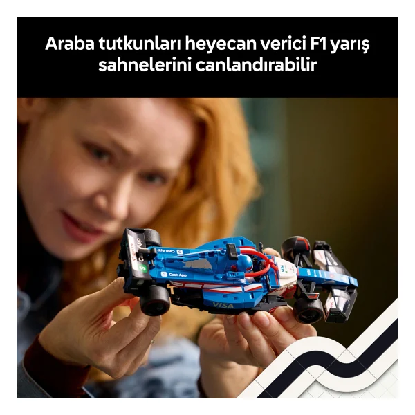 Lego 77246 Speed Champions Visa Cash App Rb Vcarb 01 F1 Yarış Arabası - Görsel 7