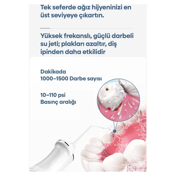 Whirtz Taşınabilir Ağız Duşu - Görsel 7