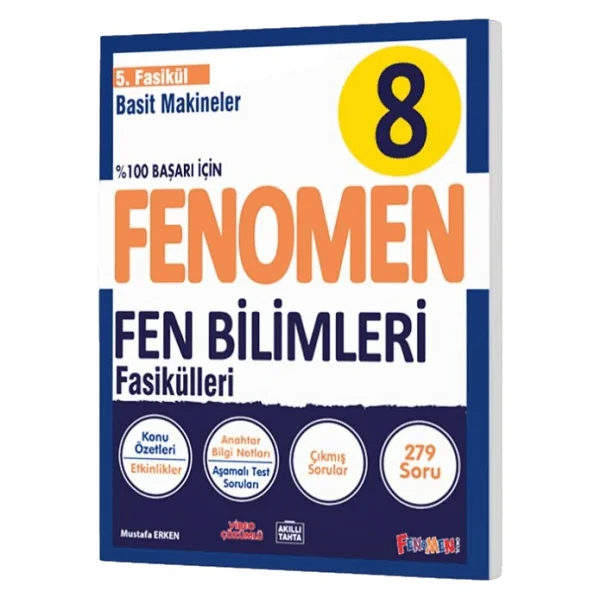 Fenomen Okul Yayınları 8. Sınıf Fen Bilimleri 5. Fasikül (Basit Makineler) Konu Özetli Soru Bankası - Görsel 7