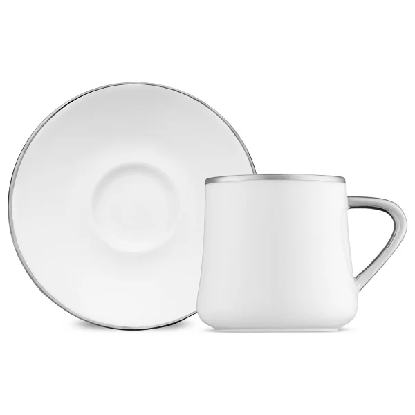 Jumbo Valetta Platin 6 Kişilik Kahve Fincan Takımı - Görsel 5