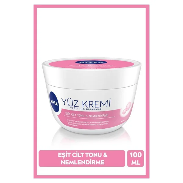 Nivea Nemlendirici Yüz Kremi 100 Ml E Vitamini İçerikli Tüm Cilt Tipleri İçin Günlük Bakım - Görsel 3