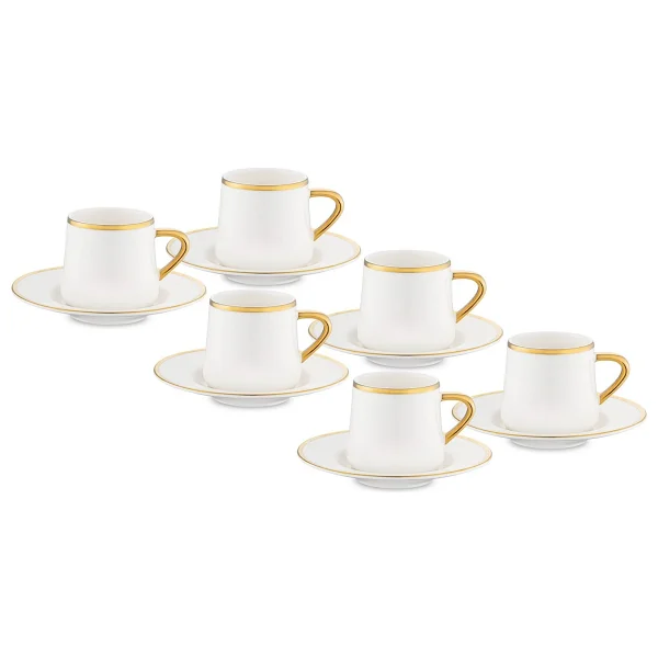 Jumbo Valetta Gold 6 Kişilik Kahve Fincan Takımı - Görsel 8